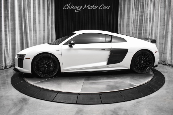 Used 2017 Audi R8 5.2 V10 Plus Quattro Red Diamond Stitch Package! Milltek Exhaust! Carbon Fiber! Full Maxton Aero for sale Sold at Chicago Motor Cars in West Chicago IL 60185 1