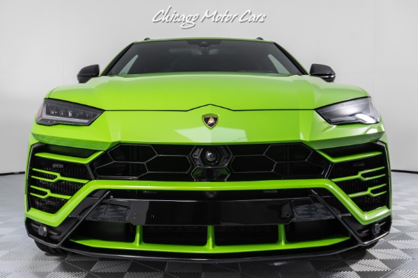 Used 2021 Lamborghini Urus Rare Verde Mantis Finish! High Gloss Style Package Full Front PPF! Loaded!! for sale Sold at Chicago Motor Cars in West Chicago IL 60185 6