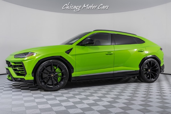 Used 2021 Lamborghini Urus Rare Verde Mantis Finish! High Gloss Style Package Full Front PPF! Loaded!! for sale Sold at Chicago Motor Cars in West Chicago IL 60185 1