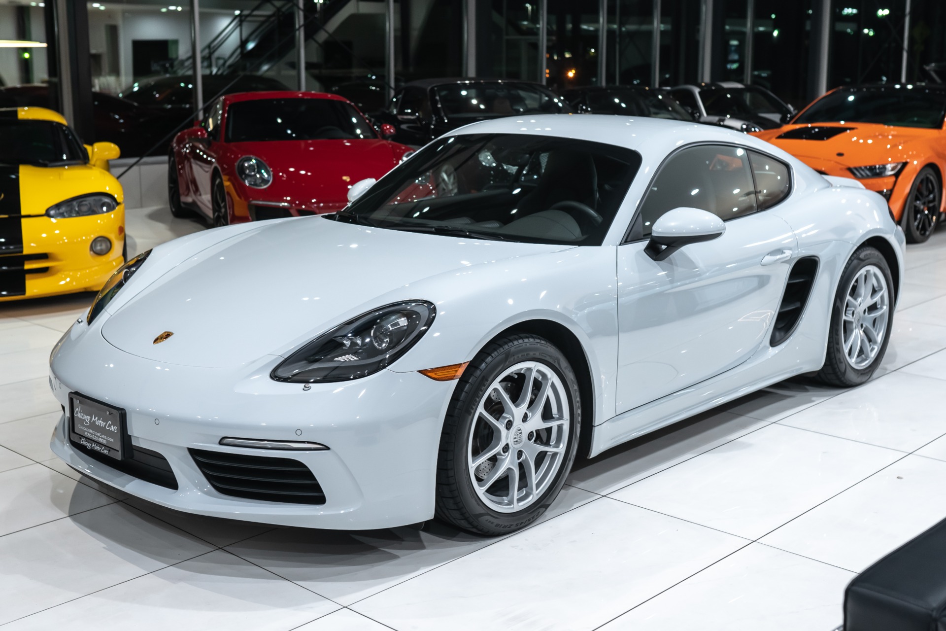 Used-2021-Porsche-718-Cayman-Coupe-Sport-Seats-PDK-Low-Miles-Clean-Carfax