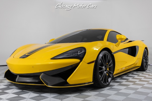 Used 2017 McLaren 570S COUPE STUNNING VOLCANO YELLOW! LUXURY PACK CARBON FIBER INTERIOR! ONLY 12K MILES! for sale Sold at Chicago Motor Cars in West Chicago IL 60185 5