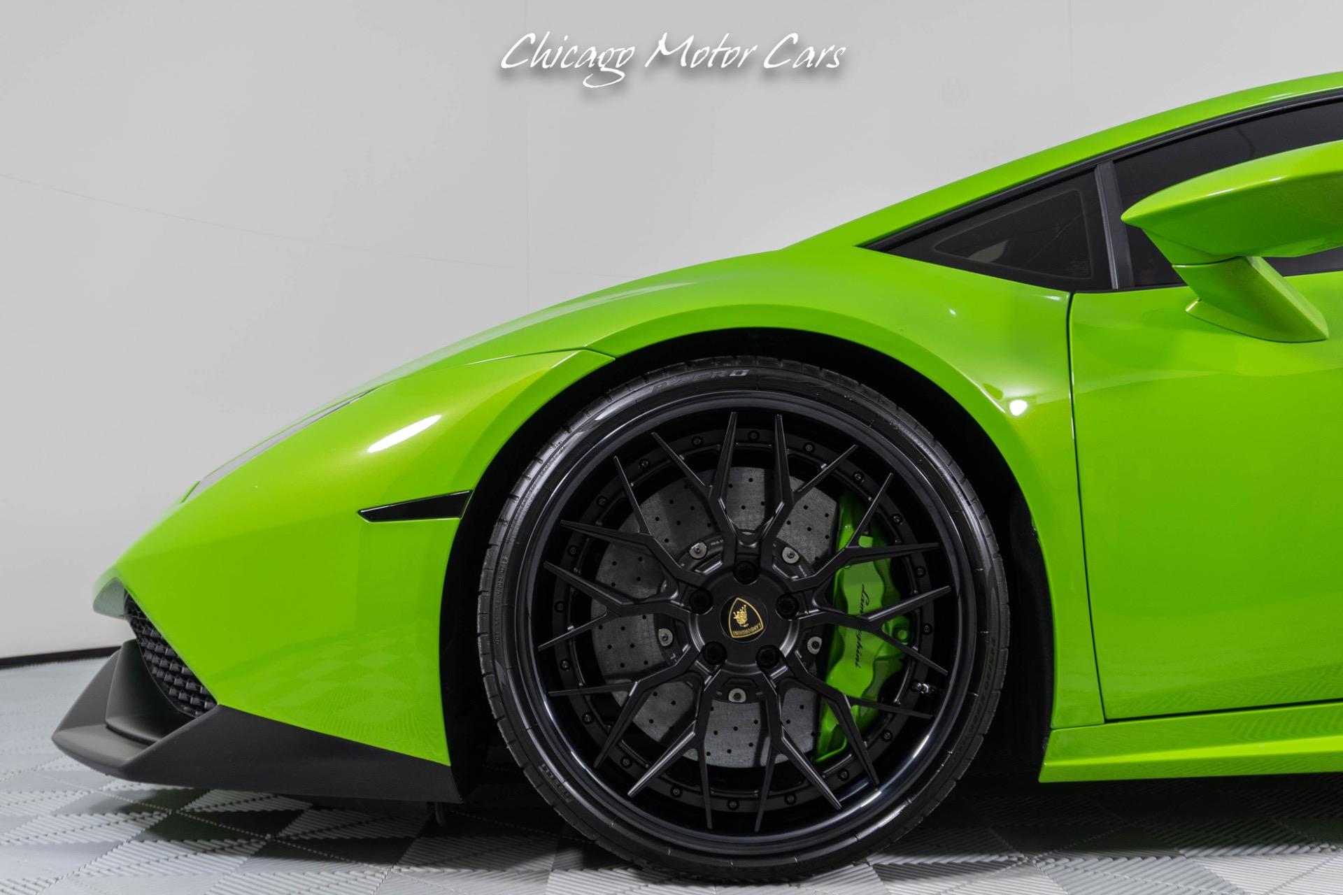 Used 2015 Lamborghini Huracan LP610-4 Coupe Verde Mantis Finish