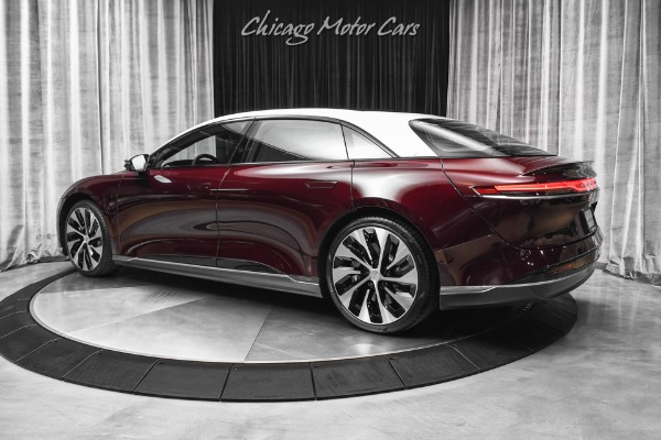 Used 2022 Lucid Air Grand Touring EV Sedan Zenith Red! DreamDrive Pro! 819 Horsepower! for sale Sold at Chicago Motor Cars in West Chicago IL 60185 3