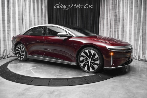 Used 2022 Lucid Air Grand Touring EV Sedan Zenith Red! DreamDrive Pro! 819 Horsepower! for sale Sold at Chicago Motor Cars in West Chicago IL 60185 6
