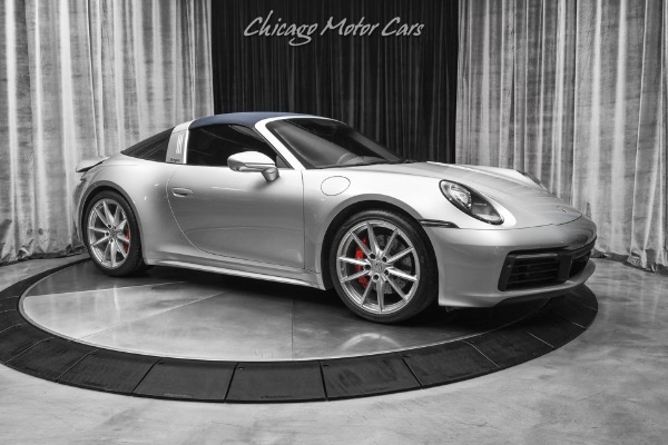 Used-2021-Porsche-911-Targa-4S-Convertible-6500-Miles-Premium-Pkg-Sport-Exhaust-MANUAL-TRANS