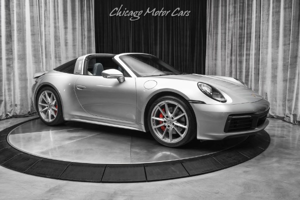 Used-2021-Porsche-911-Targa-4S-Convertible-6500-Miles-Premium-Pkg-Sport-Exhaust-MANUAL-TRANS