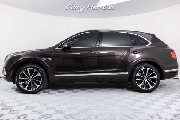 Used 2018 Bentley Bentayga W12 Signature Edition Rear Seat Entertainment! Unique Havana Finish Loaded! for sale Sold at Chicago Motor Cars in West Chicago IL 60185 2