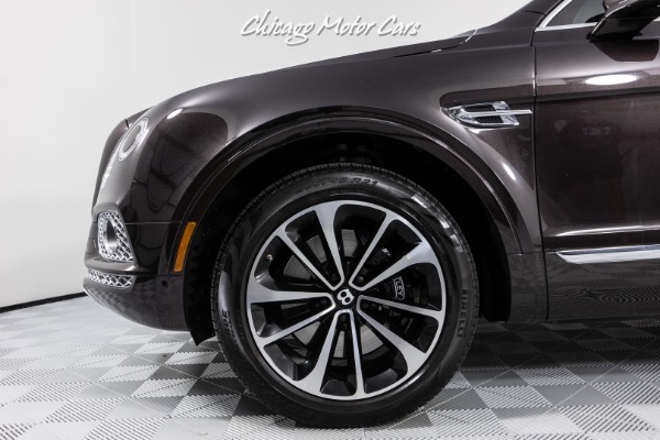 Used 2018 Bentley Bentayga W12 Signature Edition Rear Seat Entertainment! Unique Havana Finish Loaded! for sale Sold at Chicago Motor Cars in West Chicago IL 60185 3