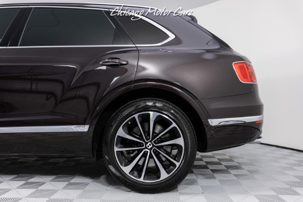 Used 2018 Bentley Bentayga W12 Signature Edition Rear Seat Entertainment! Unique Havana Finish Loaded! for sale Sold at Chicago Motor Cars in West Chicago IL 60185 4