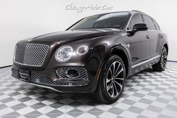 Used 2018 Bentley Bentayga W12 Signature Edition Rear Seat Entertainment! Unique Havana Finish Loaded! for sale Sold at Chicago Motor Cars in West Chicago IL 60185 5