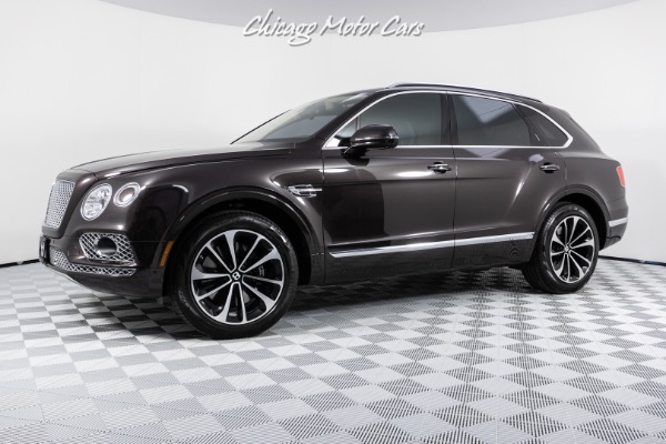 Used 2018 Bentley Bentayga W12 Signature Edition Rear Seat Entertainment! Unique Havana Finish Loaded! for sale Sold at Chicago Motor Cars in West Chicago IL 60185 1