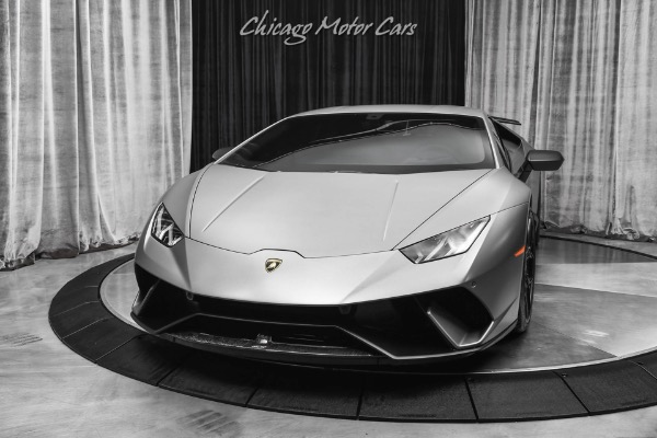 Used 2018 Lamborghini Huracan LP640-4 Performante Coupe Grigio Titans! OVER $53K+ in Options! FULL PPF! for sale Sold at Chicago Motor Cars in West Chicago IL 60185 2