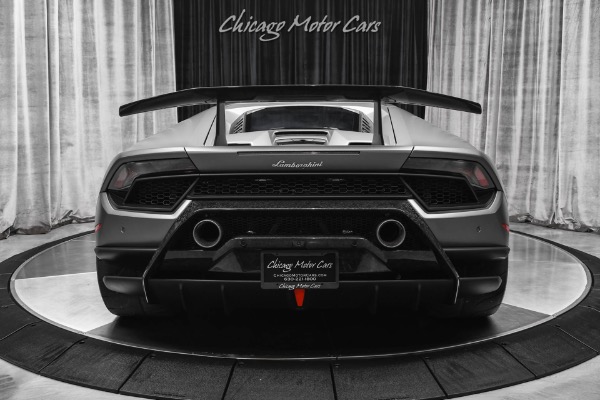Used 2018 Lamborghini Huracan LP640-4 Performante Coupe Grigio Titans! OVER $53K+ in Options! FULL PPF! for sale Sold at Chicago Motor Cars in West Chicago IL 60185 4