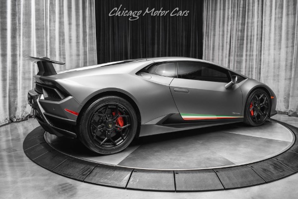 Used 2018 Lamborghini Huracan LP640-4 Performante Coupe Grigio Titans! OVER $53K+ in Options! FULL PPF! for sale Sold at Chicago Motor Cars in West Chicago IL 60185 5