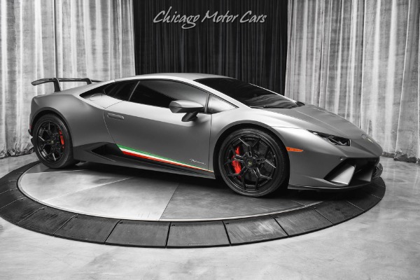 Used 2018 Lamborghini Huracan LP640-4 Performante Coupe Grigio Titans! OVER $53K+ in Options! FULL PPF! for sale Sold at Chicago Motor Cars in West Chicago IL 60185 6