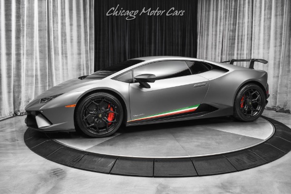 Used 2018 Lamborghini Huracan LP640-4 Performante Coupe Grigio Titans! OVER $53K+ in Options! FULL PPF! for sale Sold at Chicago Motor Cars in West Chicago IL 60185 1