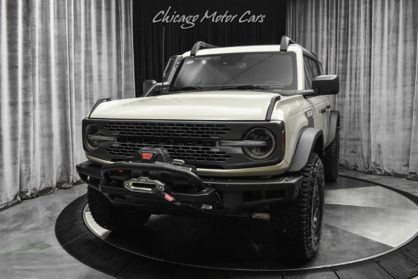 Used 2022 Ford Bronco Everglades Advanced 4X4 SUV DELIVERY Miles! DESERT SAND RARE Color! for sale Sold at Chicago Motor Cars in West Chicago IL 60185 2
