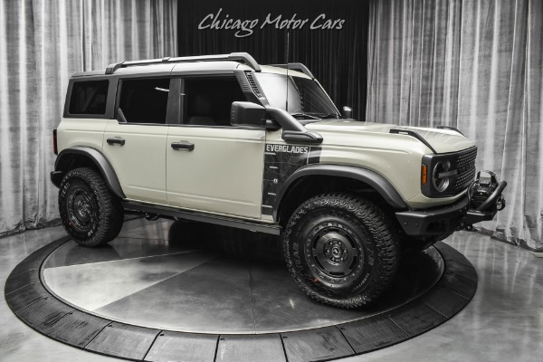 Used 2022 Ford Bronco Everglades Advanced 4X4 SUV DELIVERY Miles! DESERT SAND RARE Color! for sale Sold at Chicago Motor Cars in West Chicago IL 60185 6