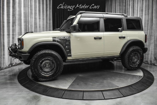 Used 2022 Ford Bronco Everglades Advanced 4X4 SUV DELIVERY Miles! DESERT SAND RARE Color! for sale Sold at Chicago Motor Cars in West Chicago IL 60185 1
