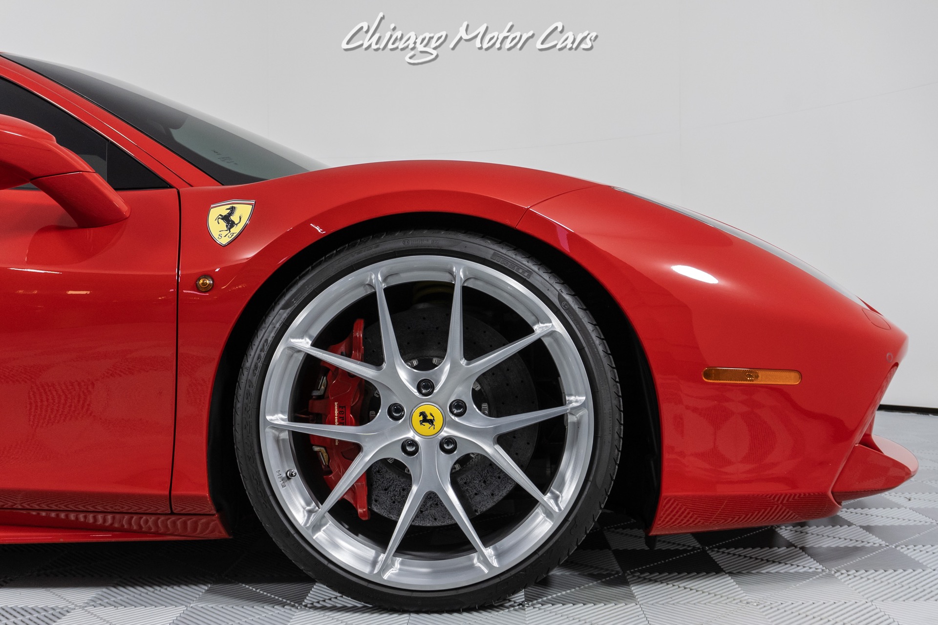 Used-2018-Ferrari-488-GTB-Daytona-Style-Seats-HRE-Wheels-Carbon-Fiber-Driving-Zone-Only-11K-Miles