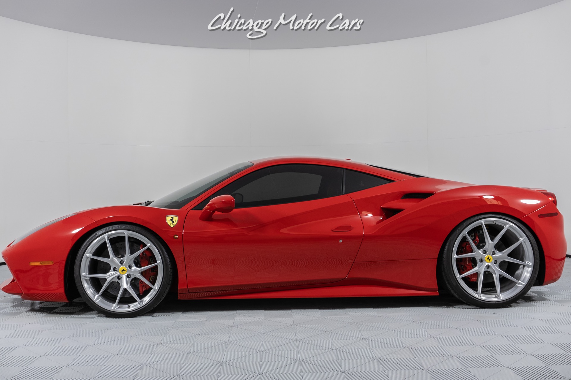 Used-2018-Ferrari-488-GTB-Daytona-Style-Seats-HRE-Wheels-Carbon-Fiber-Driving-Zone-Only-11K-Miles