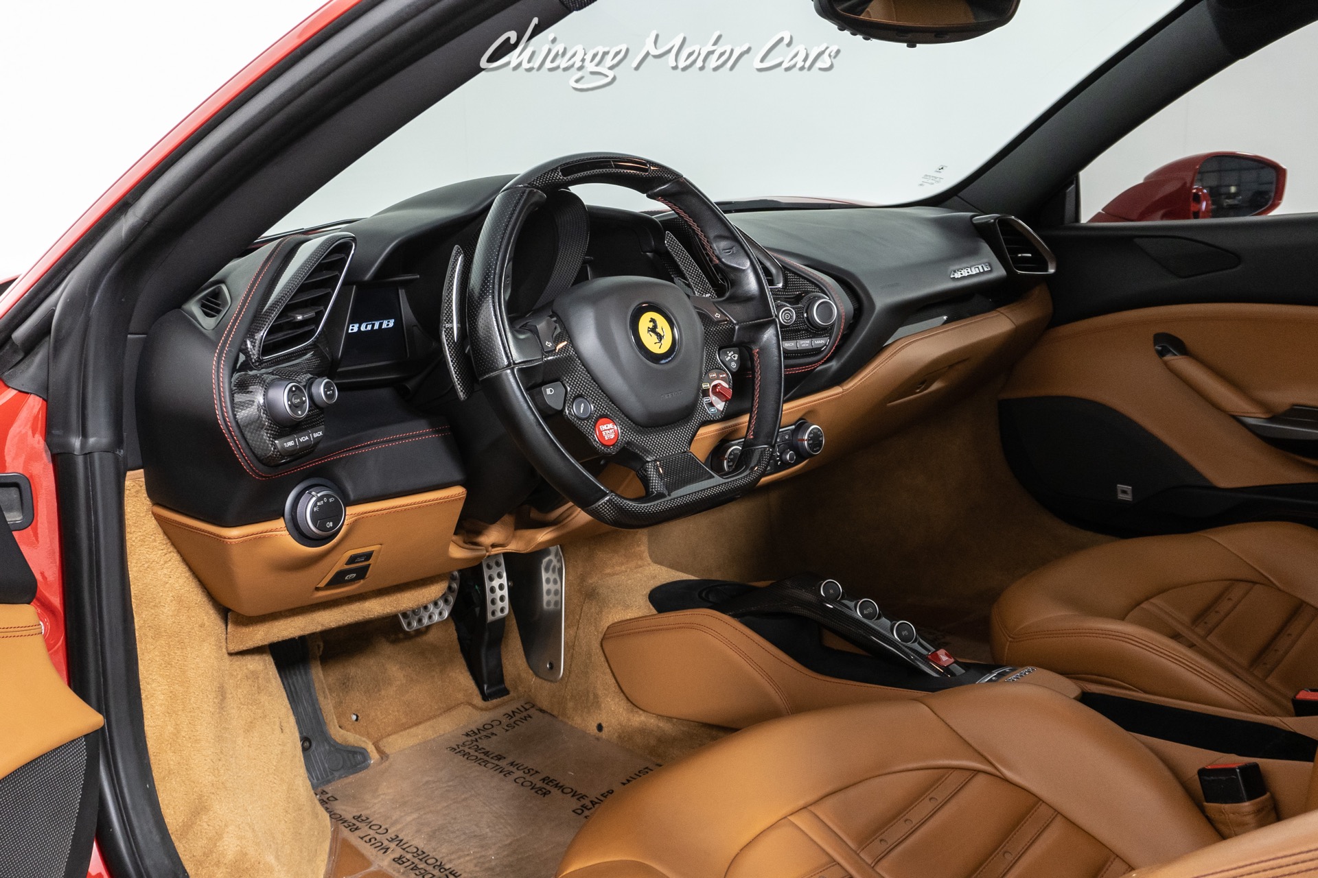 Used-2018-Ferrari-488-GTB-Daytona-Style-Seats-HRE-Wheels-Carbon-Fiber-Driving-Zone-Only-11K-Miles