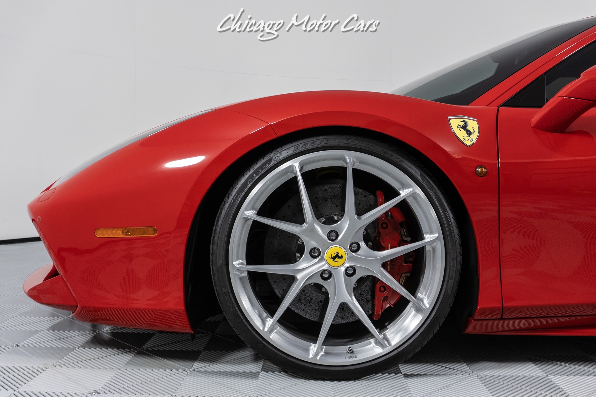 Used-2018-Ferrari-488-GTB-Daytona-Style-Seats-HRE-Wheels-Carbon-Fiber-Driving-Zone-Only-11K-Miles