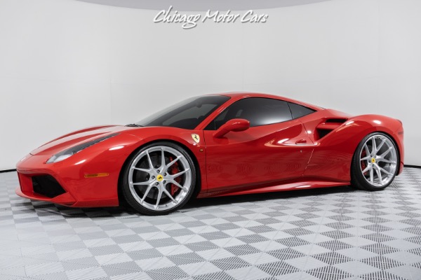 Used 2018 Ferrari 488 GTB Daytona Style Seats! HRE Wheels! Carbon Fiber Driving Zone Only 11K Miles! for sale Sold at Chicago Motor Cars in West Chicago IL 60185 1