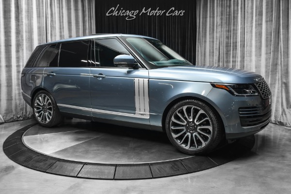 Used 2019 Land Rover Range Rover Supercharged LWB SUV Rear Entertainment! Vision Assist Pkg! 6K Miles! for sale Sold at Chicago Motor Cars in West Chicago IL 60185 6