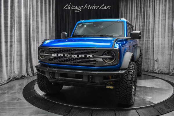 Used 2022 Ford Bronco Badlands SASQUATCH PKG! 20X10 REBEL WHEELS 2 TOPS 2.7L ENGINE LOADED for sale Sold at Chicago Motor Cars in West Chicago IL 60185 2