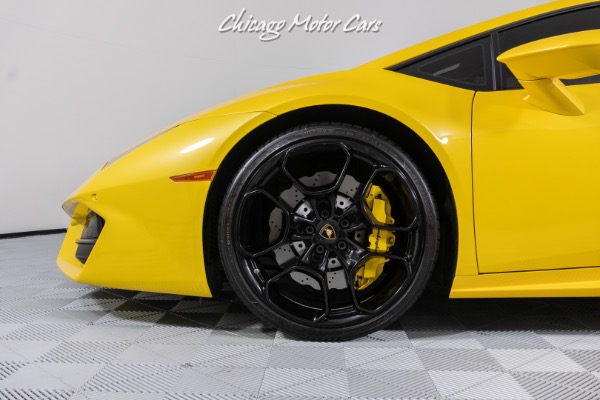 Used 2018 Lamborghini Huracan LP580-2 Style Package! Front Lift System Giallo Inti Pearl Finish! Loaded! for sale Sold at Chicago Motor Cars in West Chicago IL 60185 3