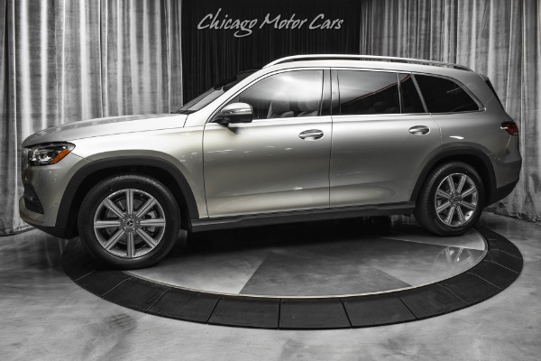 Used 2021 Mercedes-Benz GLS 450 4Matic SUV Mojave Silver Metallic! Driver Assist Pkg! Pano Roof! 3-Row! for sale Sold at Chicago Motor Cars in West Chicago IL 60185 1