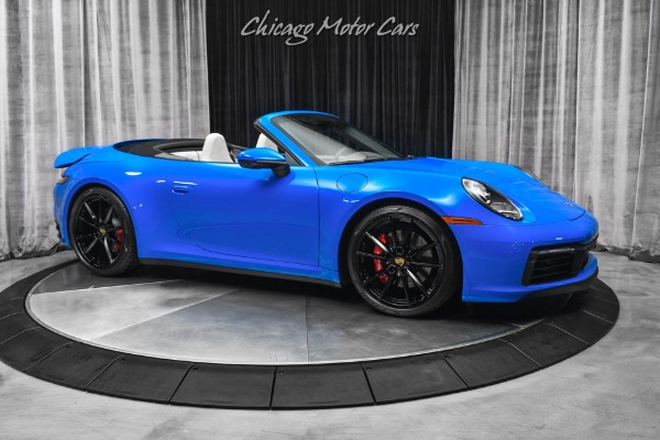 Used 2022 Porsche 911 Carrera S Convertible SHARK BLUE! Sport & Premium Packages! Front Lift! for sale Sold at Chicago Motor Cars in West Chicago IL 60185 6