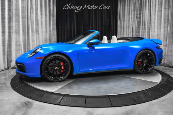 Used 2022 Porsche 911 Carrera S Convertible SHARK BLUE! Sport & Premium Packages! Front Lift! for sale Sold at Chicago Motor Cars in West Chicago IL 60185 1