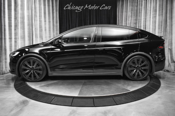 Used-2022-Tesla-Model-X-Plaid-SUV-Autopilot-ONLY-4K-Miles-22-Inch-Wheels-LOADED