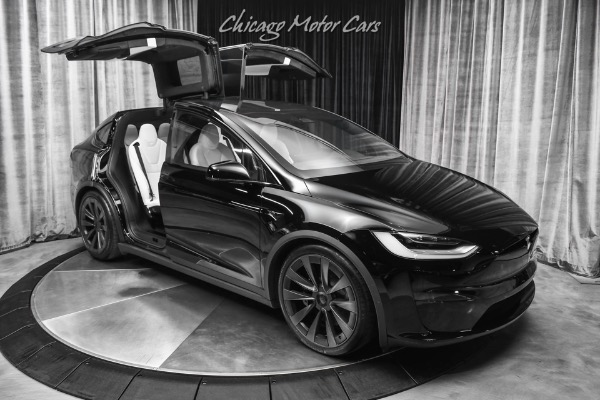 Used-2022-Tesla-Model-X-Plaid-SUV-Autopilot-ONLY-4K-Miles-22-Inch-Wheels-LOADED