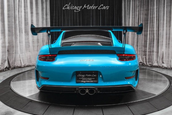 Used-2019-Porsche-911-GT3-RS-Weissach-Coupe-Miami-Blue-Front-Lift-PCCBs-Tons-of-Carbon