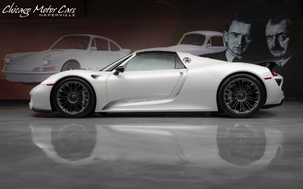 Used 2015 Porsche 918 Spyder Only 1800 Miles! RARE PTS Pearl White! Carbon Fiber Options! LOADED! for sale Sold at Chicago Motor Cars in West Chicago IL 60185 3