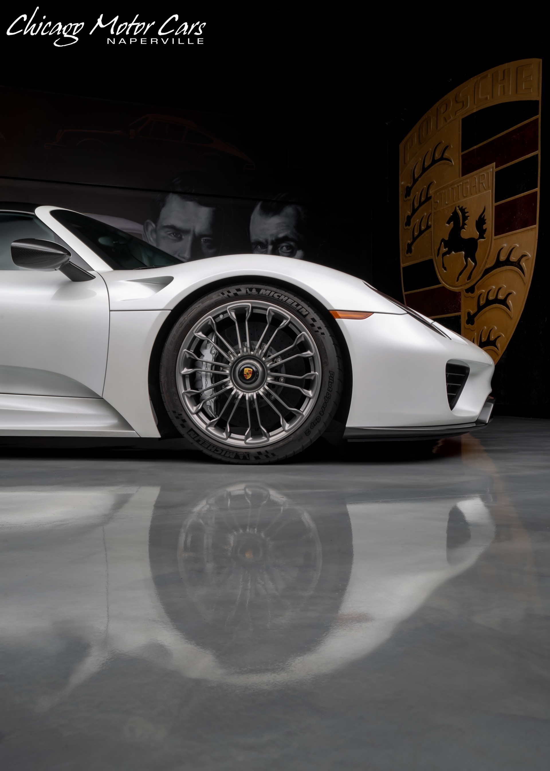 Used-2015-Porsche-918-Spyder-Only-1800-Miles-RARE-PTS-Pearl-White-Carbon-Fiber-Options-LOADED