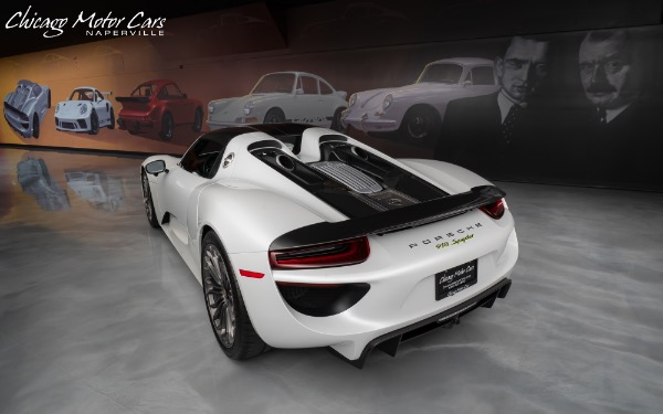Used 2015 Porsche 918 Spyder Only 1800 Miles! RARE PTS Pearl White! Carbon Fiber Options! LOADED! for sale Sold at Chicago Motor Cars in West Chicago IL 60185 5