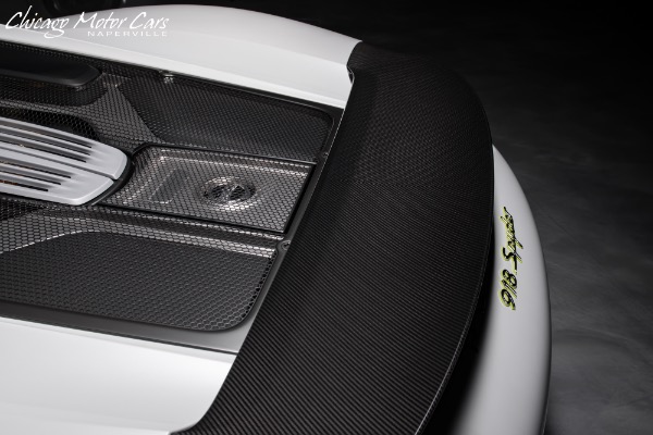 Used-2015-Porsche-918-Spyder-Only-1800-Miles-RARE-PTS-Pearl-White-Carbon-Fiber-Options-LOADED