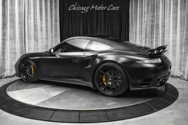 Used 2014 Porsche 911 Turbo S Coupe FULL Satin PPF! Upgraded Exhaust! Sunroof! Burmester High-End for sale Sold at Chicago Motor Cars in West Chicago IL 60185 3
