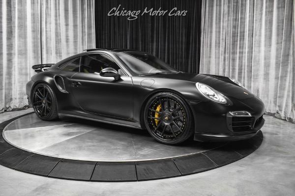 Used 2014 Porsche 911 Turbo S Coupe FULL Satin PPF! Upgraded Exhaust! Sunroof! Burmester High-End for sale Sold at Chicago Motor Cars in West Chicago IL 60185 6