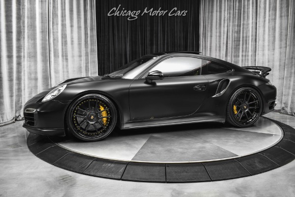 Used 2014 Porsche 911 Turbo S Coupe FULL Satin PPF! Upgraded Exhaust! Sunroof! Burmester High-End for sale Sold at Chicago Motor Cars in West Chicago IL 60185 1