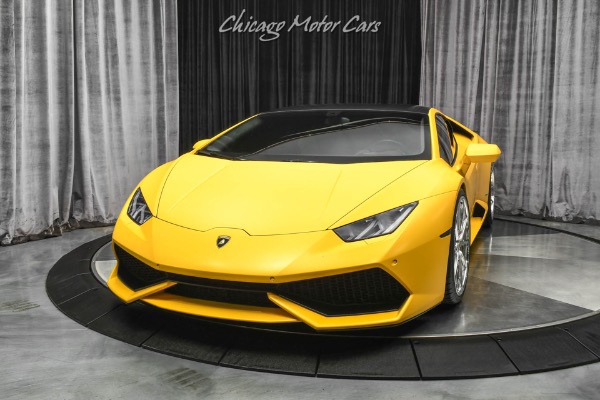 Used 2015 Lamborghini Huracan LP610-4 Coupe FACTORY Matte Paint 1221 Wheels HOT Spec! FULL PPF Front Lift for sale Sold at Chicago Motor Cars in West Chicago IL 60185 2