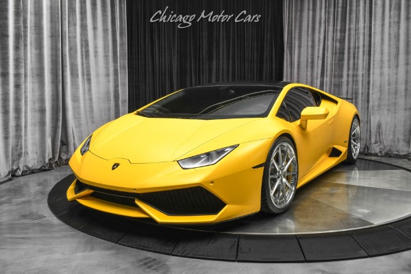 Used-2015-Lamborghini-Huracan-LP610-4-Coupe-FACTORY-Matte-Paint-1221-Wheels-HOT-Spec-FULL-PPF-Front-Lift