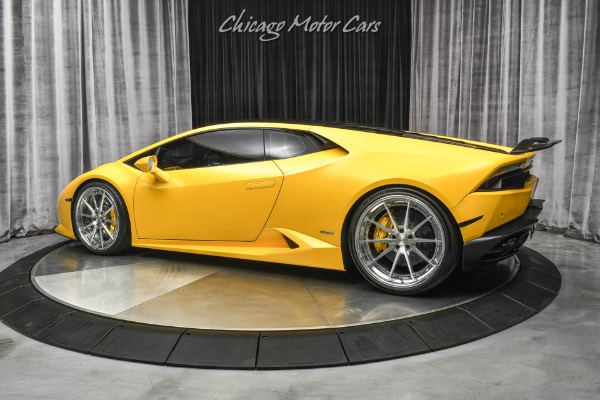 Used 2015 Lamborghini Huracan LP610-4 Coupe FACTORY Matte Paint 1221 Wheels HOT Spec! FULL PPF Front Lift for sale Sold at Chicago Motor Cars in West Chicago IL 60185 3