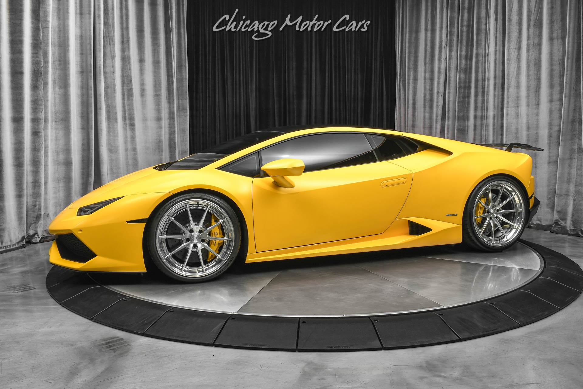 Used 2015 Lamborghini Huracan LP610-4 Coupe FACTORY Matte Paint 1221 Wheels HOT Spec! FULL PPF Front Lift for sale Sold at Chicago Motor Cars in West Chicago IL 60185 1