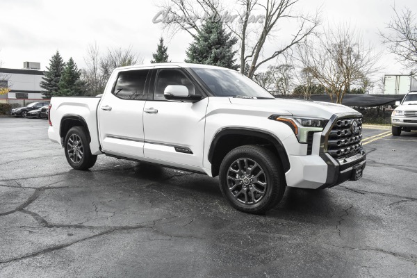 Used 2023 Toyota Tundra Platinum HV 4X4 Pickup I-FORCE MAX! ADVANCE Pkg! Special Paint! LOADED! for sale Sold at Chicago Motor Cars in West Chicago IL 60185 6