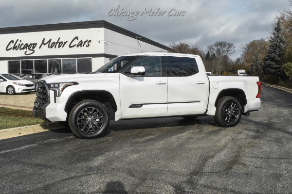 Used 2023 Toyota Tundra Platinum HV 4X4 Pickup I-FORCE MAX! ADVANCE Pkg! Special Paint! LOADED! for sale Sold at Chicago Motor Cars in West Chicago IL 60185 1